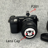 Cartoon Black Bear Lens Cap/ Hotshoe/ Anti-lost Lens String