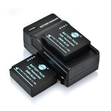 DSTE DMW-BLE9 Replacement Battery or Charger for Panasonic Leica DMC-GF3 GF5 BP-DC15-E