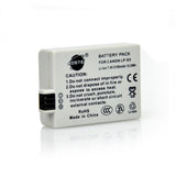 DSTE LP-E5 Replacement Battery or Charger For Canon EOS 450D, EOS 500D, EOS 1000D