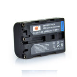 DSTE NP-FM50 FM55H Replacement Battery or Charger for Sony CCD-FRV DCR-PC DCR-TRV DCR-DVD DSR-PDX GV HVL Series Camera as NP-FM30 NP-FM51 QM50 QM51 FM55H