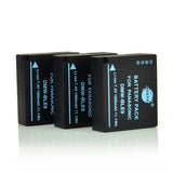 DSTE DMW-BLE9 Replacement Battery or Charger for Panasonic Leica DMC-GF3 GF5 BP-DC15-E