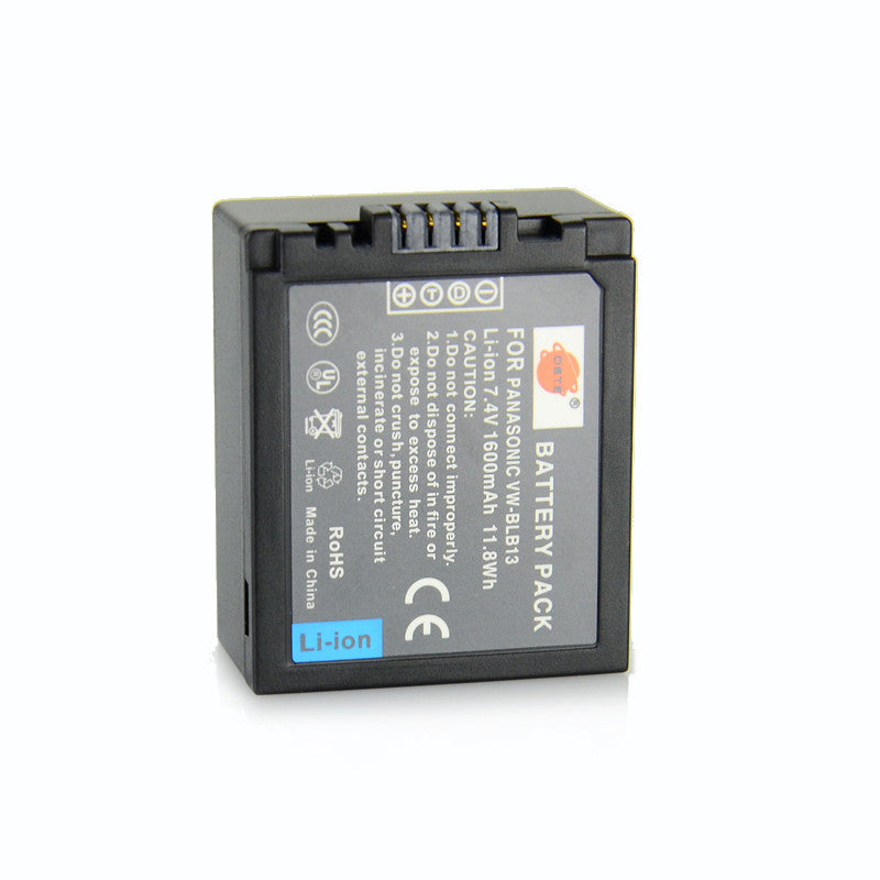 DSTE DMW-BLB13 Replacement Battery or Charger for Panasonic G1 GH1 GF1 G10 G2