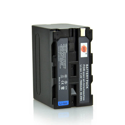 DSTE NP-F970 Replacement Battery or Charger for Sony HVR-HD1000C Z1C 7C FDR-AX1E