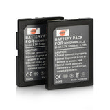 DSTE EN-EL2 Replacement Battery or Charger For Nikon COOLPIX 2500 3500