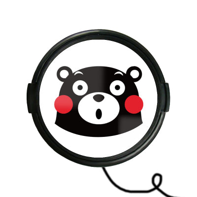 Cartoon Black Bear Lens Cap/ Hotshoe/ Anti-lost Lens String