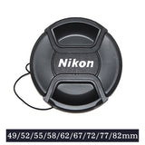 Snap-on Lens Cap Cover with Cord for Nikon