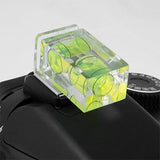 Camera Hot shoe Bubble spirit level Double 2 axis Gradienter for Canon Nikon