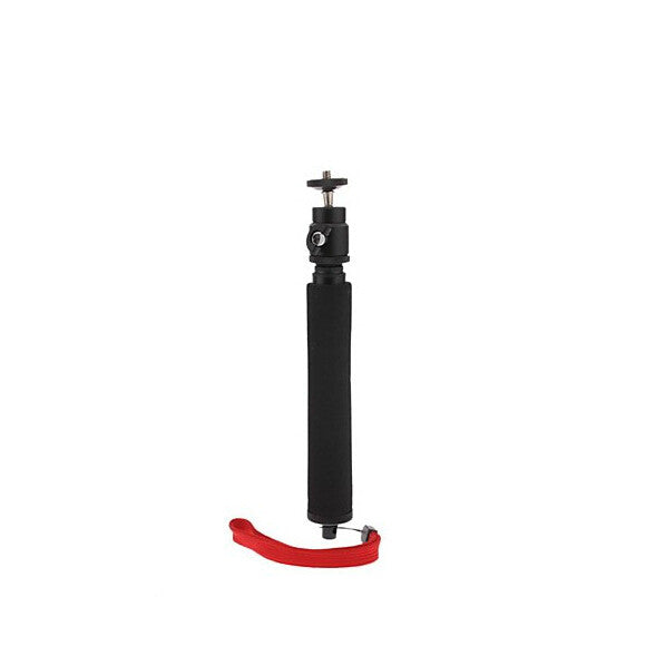 Monopod with Red Wrist Strap for GoPro Camera
