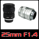 Fujian 25mm F1.4 CCTV Camera Lens