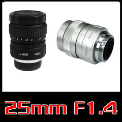 Fujian 25mm F1.4 CCTV Camera Lens