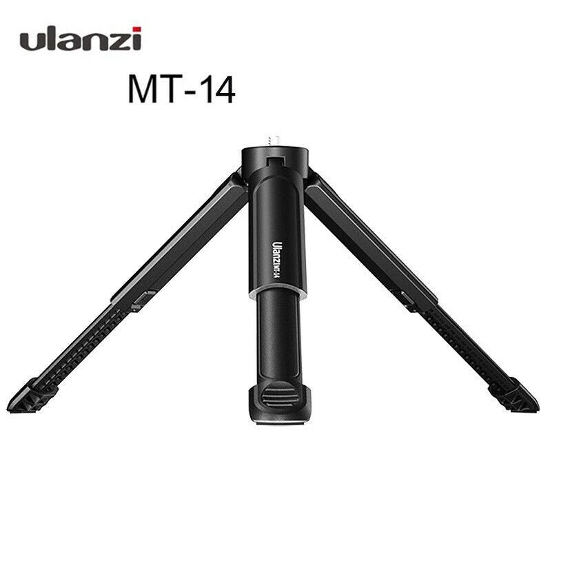 Ulanzi MT-14 Portable Extension Tripod, Mini Selfie Stick Tripod Stand Handle Grip with 1/4'' Screw