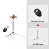 Ulanzi MT-44 + REMOTE Extendable Folding Vlog Tripod, Camera & Phone Mount for Vlogging Live Selling