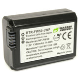 Wasabi Power (2-Pack) SONY NP-FW50 NPFW50 Battery & Dual USB Charger for Select Sony Digital Camera