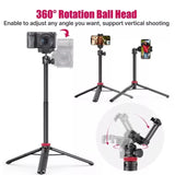 Ulanzi MT-44 + REMOTE Extendable Folding Vlog Tripod, Camera & Phone Mount for Vlogging Live Selling