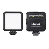 Ulanzi VL-49 Rechargable LED Video Light On Camera Mini Vlog Light 2000mAh Photography Lighting|VL49