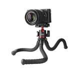 Ulanzi MT-33 Flexible Octopus Tripod Dual Cold Shoe Ball Head C-Clamp Max 2kg / 11.8" Weight Height