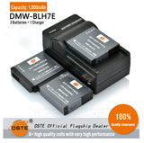 DSTE DMW-BLH7E 1000mAh Battery orCharger for Panasonic DMC-GM1 GM5 GF7 GM1K