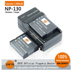 DSTE NP-130 Replacement Battery or Charger for Casio EX-H35 H30 ZR300 ZR1200 ZR3700