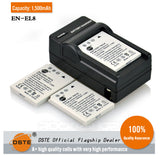 DSTE EN-EL8 Replacement Battery or Charger For Nikon S1 S2 S3 S4 S5 S50 S50c