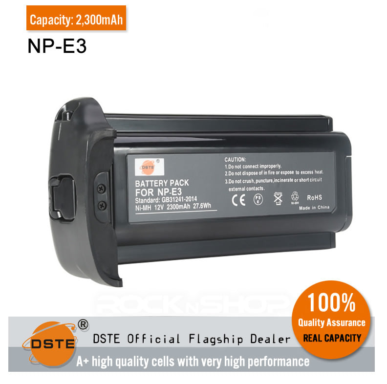 DSTE NP-E3 Ni-MH Battery for Canon EOS-1D EOS-1D Mark II EOS-1D Mark II N
