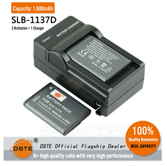 DSTE SLB-1137D Replacement Battery or Charger for Samsung TL34HD i80 i100 L74 NV1 NV30