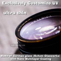 [Larry Gadget Store] Customize Ultra Thin UV Filter 49 52 58 67 77mm