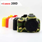 Soft Silicone Camera Body Case For Canon EOS 200D