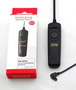Hongdak RS-80N3 Remote Switch for Canon 20D/30D/40D/50D/5D/5DII/7D/5D3/6D