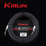 KIRLIN LGI-201-10/BK LightGear Guitar Cable with Black PVC Jacket