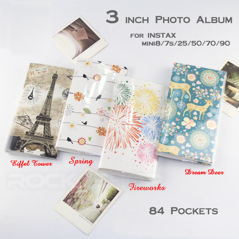 3-inch Photo Album for Fujifilm Instax Mini | 84 Pockets