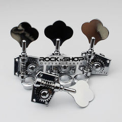 Bass Guitar Tuning Pegs (Silver)