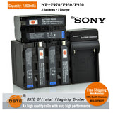 DSTE NP-F970 Replacement Battery or Charger for Sony HVR-HD1000C Z1C 7C FDR-AX1E