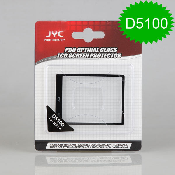 JYC Camera Glass LCD Screen Protector Cover Film for Nikon D5100