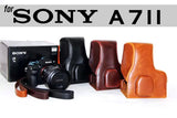Leather Case Holster for Sony A7II A7RII A7SII A72 A7S2 A7M2 A7RM2 Camera 24-70mm Kit Lens