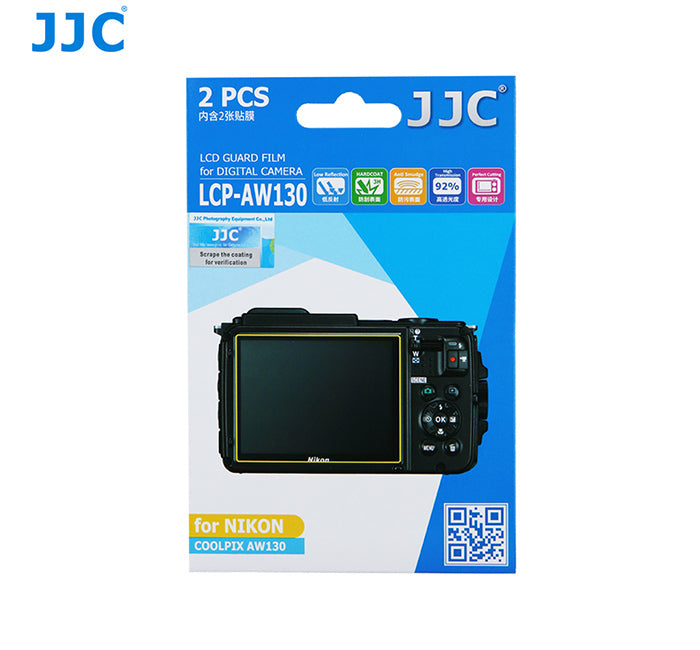 JJC LCD Guard Film for Nikon COOLPIX AW130