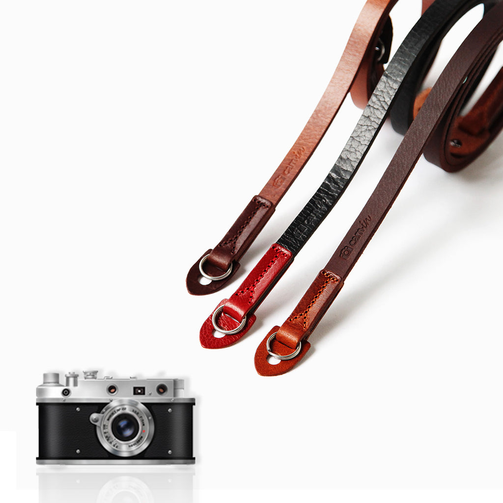 Cam-in CS230 Series Imported Italian Genuine Leather Handmade Camera Strap