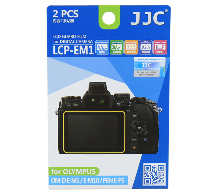 JJC LCD Guard Film for OLYMPUS OM-D/E-M1/E-M10/PEN E-P5