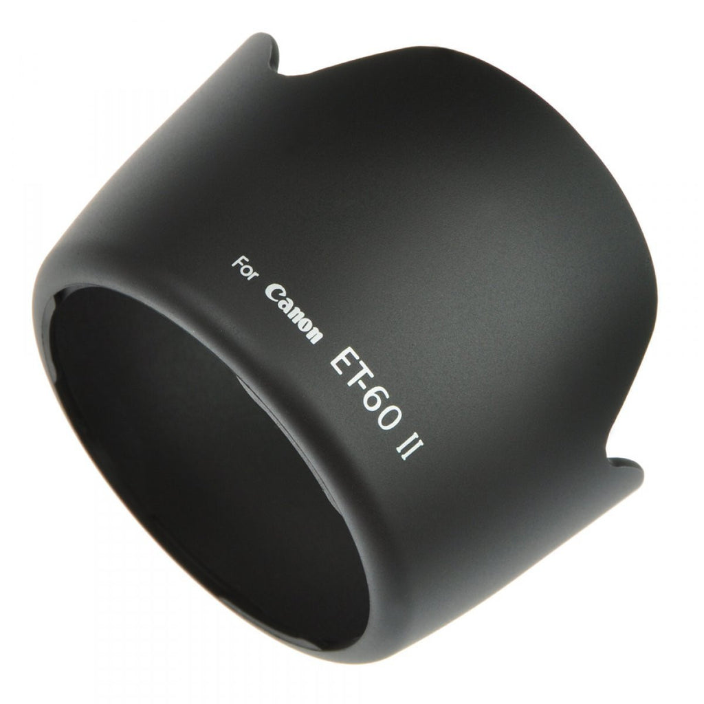 ET-60 II lens hood For Canon EF75-300MM F/4-5.6 III EF-S 55-250MM F/4-5.6 IS (version 1)