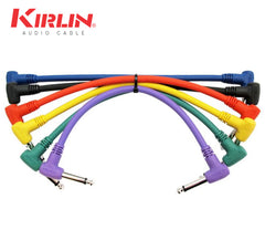KIRLIN I6-243 1FT 1/4-Inch Plugs Colored Guitar Patch Cable