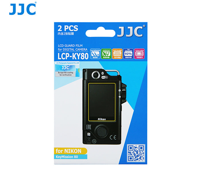 JJC LCD Guard Film for Nikon KeyMission 80
