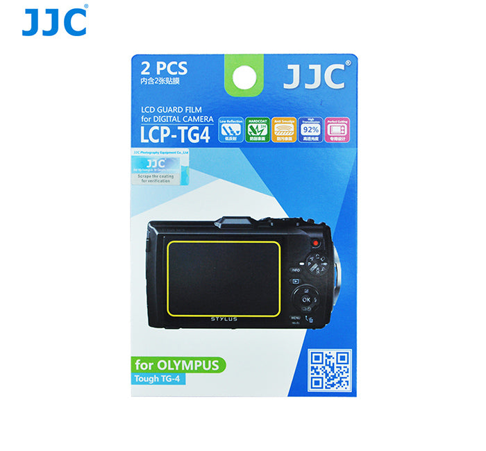 JJC LCD Guard Film for OLYMPUS Tough TG-4,TG-5,TG-3
