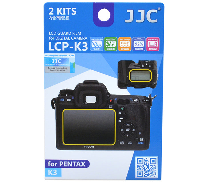 JJC LCD Guard Film for PENTAX K3 K3II