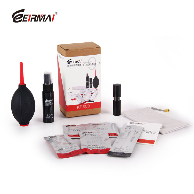 EIRMAI KT-609 9-in-1 Professional Lens Cleaning Kit for DSLR Camera