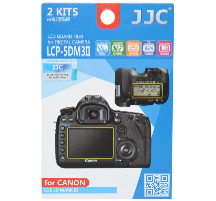 JJC LCD Guard Film for CANON EOS 5D MARK III, EOS 5Ds, 5DsR, 5D MARK IV