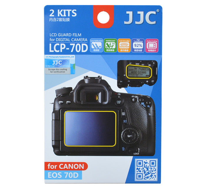 JJC LCD Guard Film for CANON EOS 70D/80D
