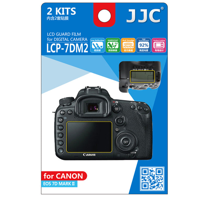 JJC LCD Guard Film for Canon EOS 7D Mark II