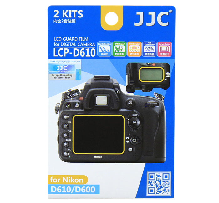 JJC LCD Guard Film for NIKON D610/D600