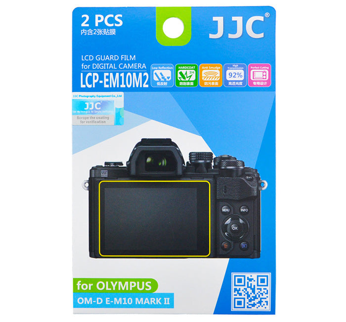 JJC LCD Guard Film for OLYMPUS PEN-F, E-M10 MARK II, E-PL7, E-M, E-M1 Mark II,E-M10, E-P5, E-M5 MARK II