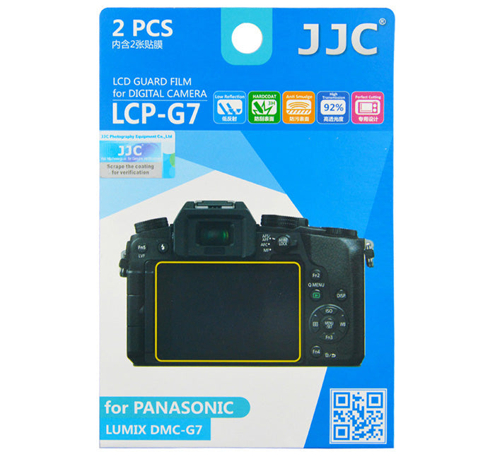 JJC LCD Guard Film for PANASONIC LUMIX LCP-G7 / GX7 Mark II / DMC-G8/G80/G85