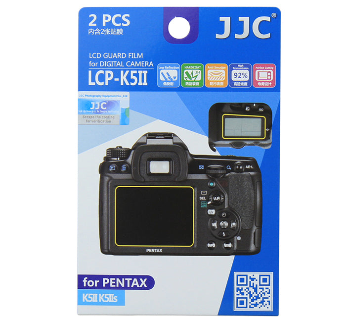 JJC LCD Guard Film for PENTAX K5II/K5IIs